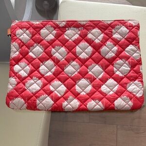 MZ Wallace Red and White Quilted Bag